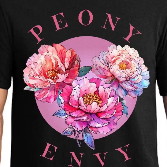 Peony Envy Apparel Plush Peonies On Glowing Moon Pajama Set