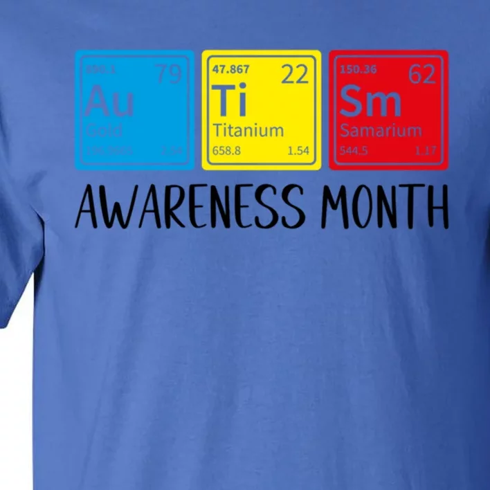 Periodic Elets Autism Awareness Cool Gift Tall T-Shirt