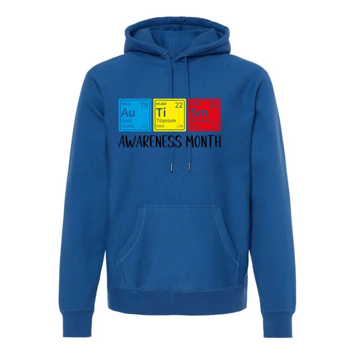 Periodic Elets Autism Awareness Cool Gift Premium Hoodie