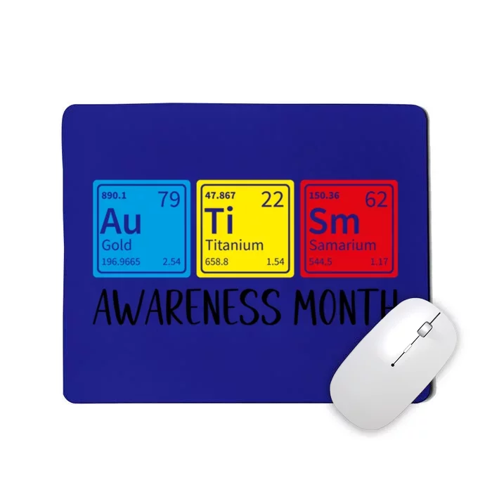 Periodic Elets Autism Awareness Cool Gift Mousepad