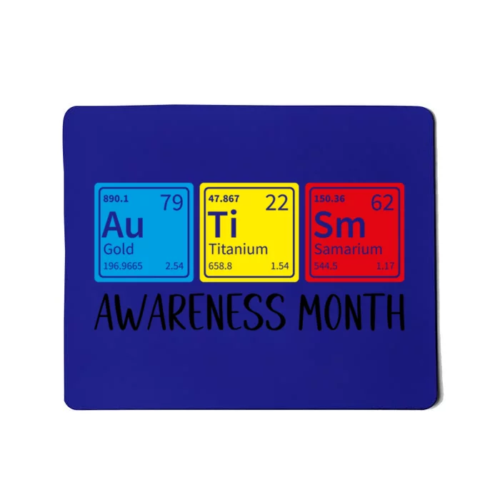 Periodic Elets Autism Awareness Cool Gift Mousepad