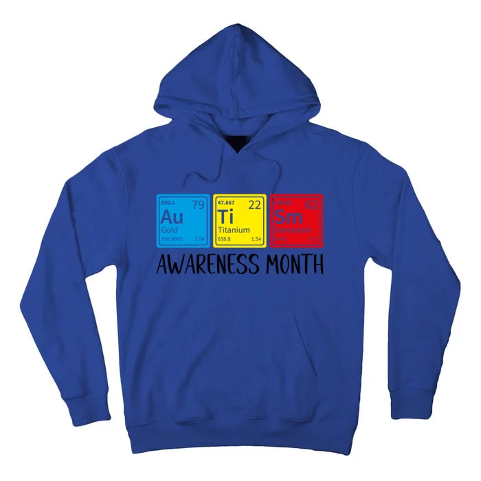 Periodic Elets Autism Awareness Cool Gift Tall Hoodie