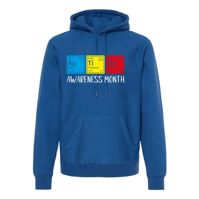 Periodic Elets Autism Awareness Gift Premium Hoodie