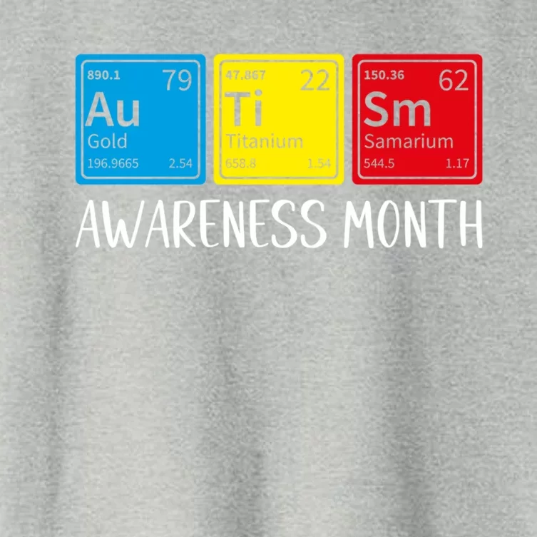 Periodic Elets Autism Awareness Gift Women's Crop Top Tee