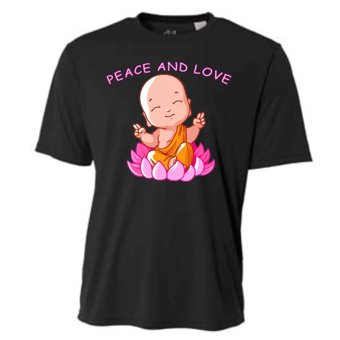 Peace And Love Buddha Cooling Performance Crew T-Shirt