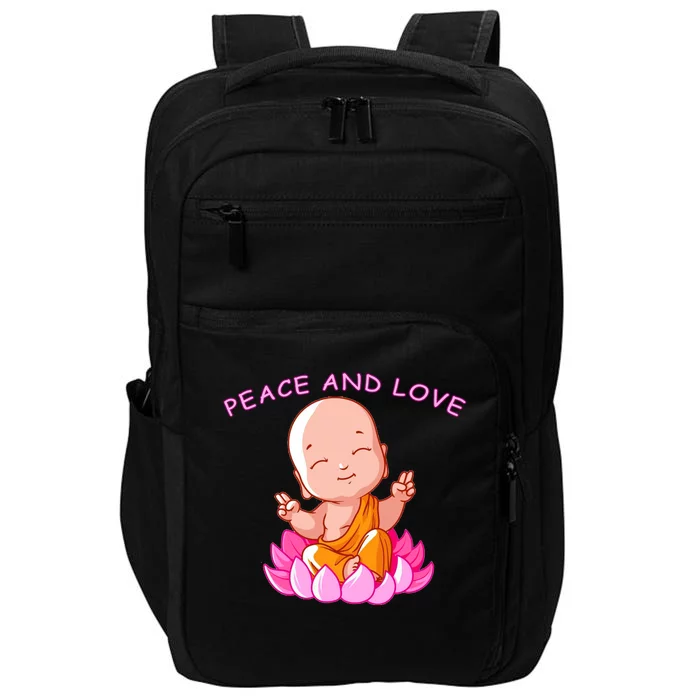 Peace And Love Buddha Impact Tech Backpack