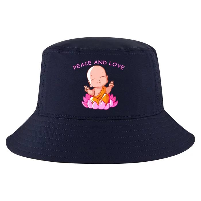 Peace And Love Buddha Cool Comfort Performance Bucket Hat