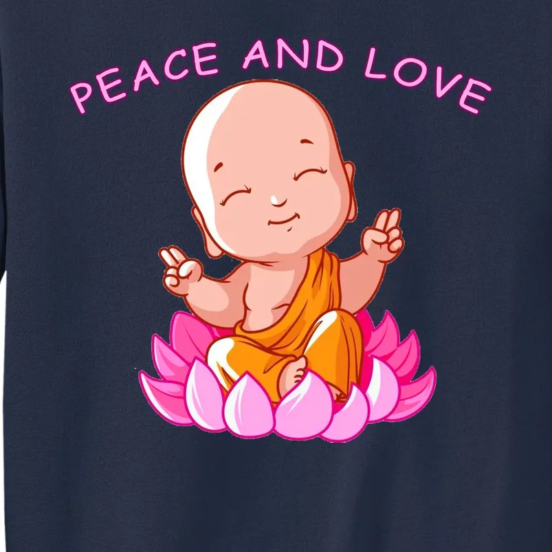 Peace And Love Buddha Sweatshirt