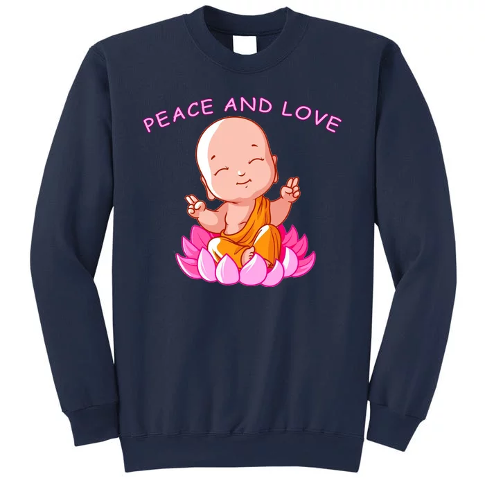 Peace And Love Buddha Sweatshirt