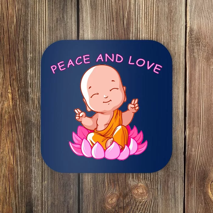 Peace And Love Buddha Coaster