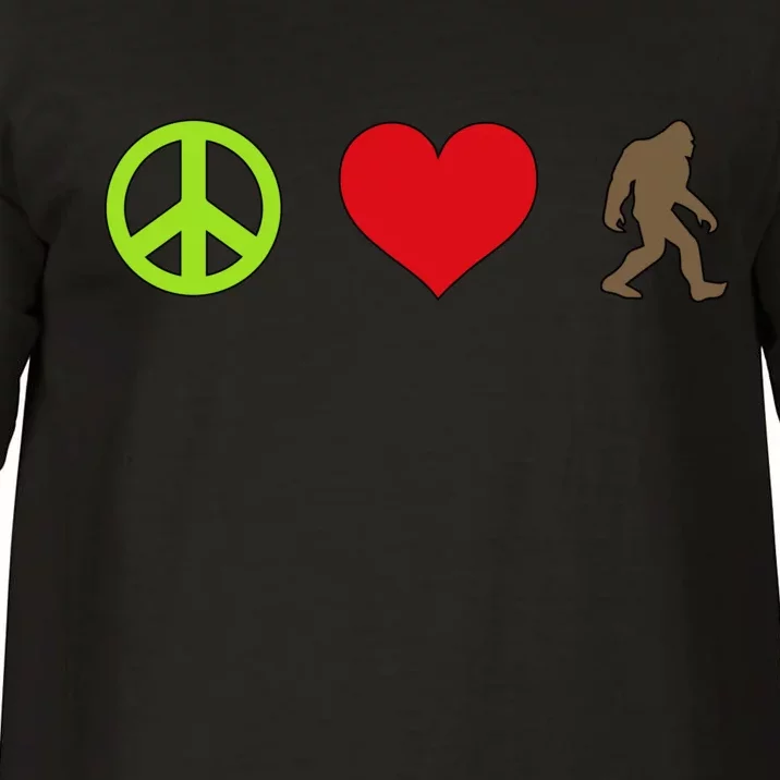 Peace Love Bigfoot Comfort Colors T-Shirt