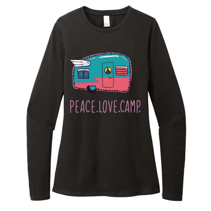 Peace Love Camp Womens CVC Long Sleeve Shirt