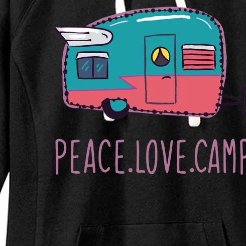 Peace Love Camp Women's Fleece Hoodie