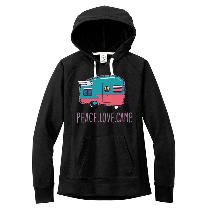 Peace Love Camp Women's Fleece Hoodie