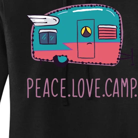 Peace Love Camp Women's Pullover Hoodie