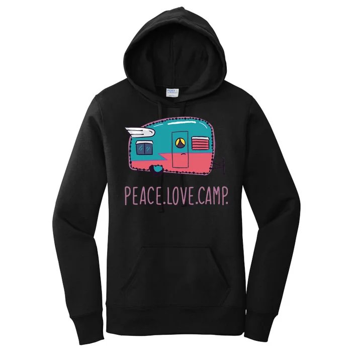 Peace Love Camp Women's Pullover Hoodie