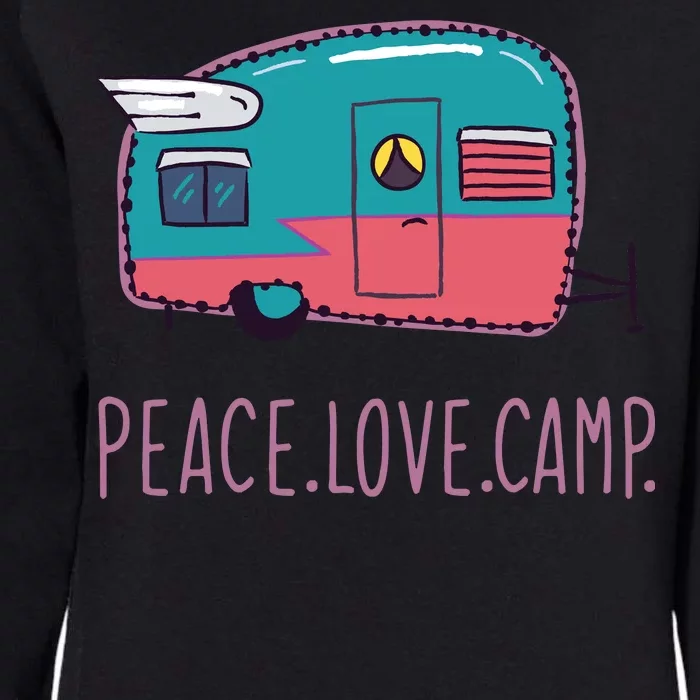 Peace Love Camp Womens California Wash Sweatshirt