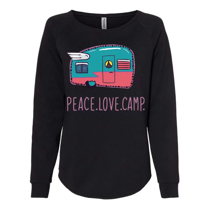 Peace Love Camp Womens California Wash Sweatshirt