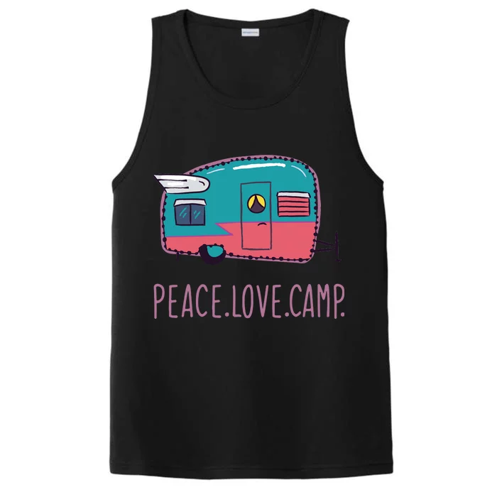 Peace Love Camp Performance Tank