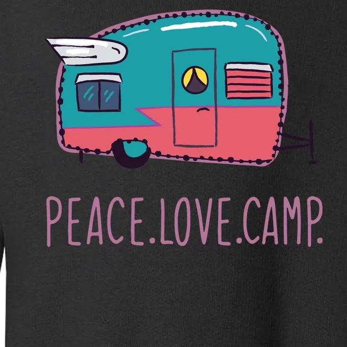 Peace Love Camp Toddler Sweatshirt