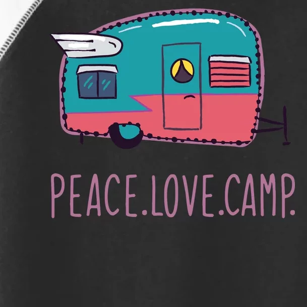 Peace Love Camp Toddler Fine Jersey T-Shirt