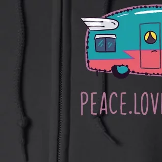 Peace Love Camp Full Zip Hoodie