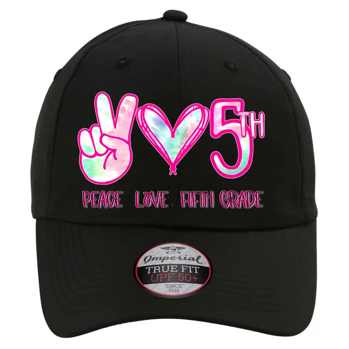 Peace Love Fifth-Grade Funny Cute The Original Performance Cap