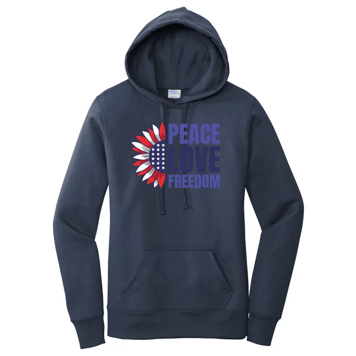 Peace Love Freedom Women's Pullover Hoodie