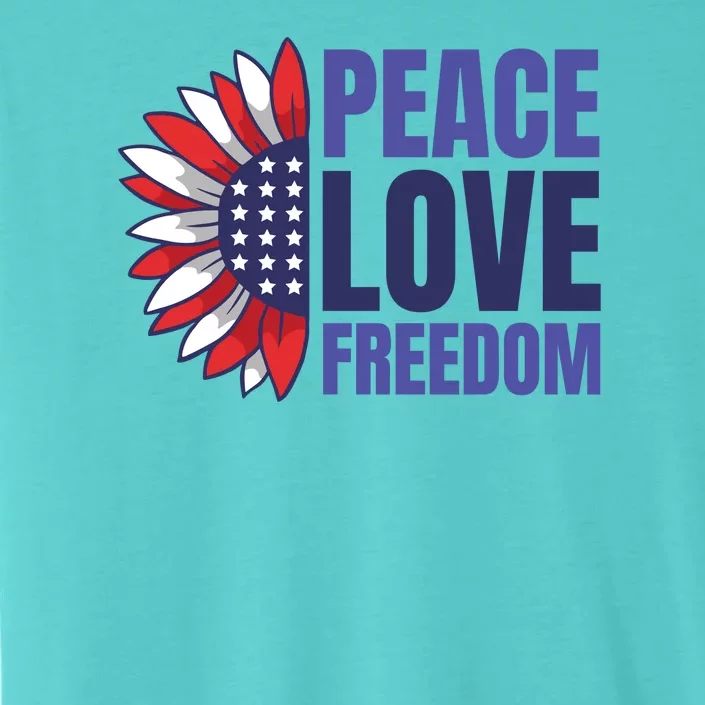 Peace Love Freedom ChromaSoft Performance T-Shirt