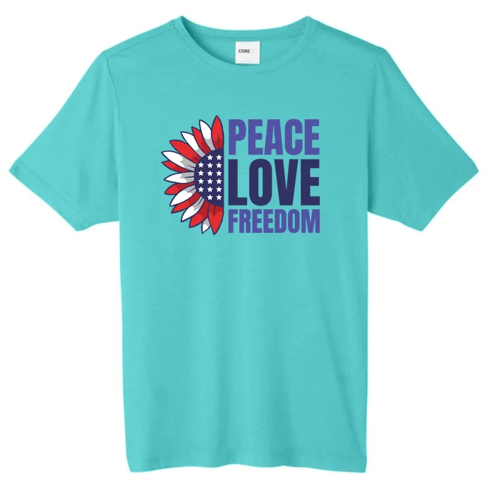 Peace Love Freedom ChromaSoft Performance T-Shirt