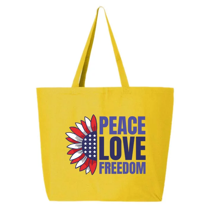 Peace Love Freedom 25L Jumbo Tote