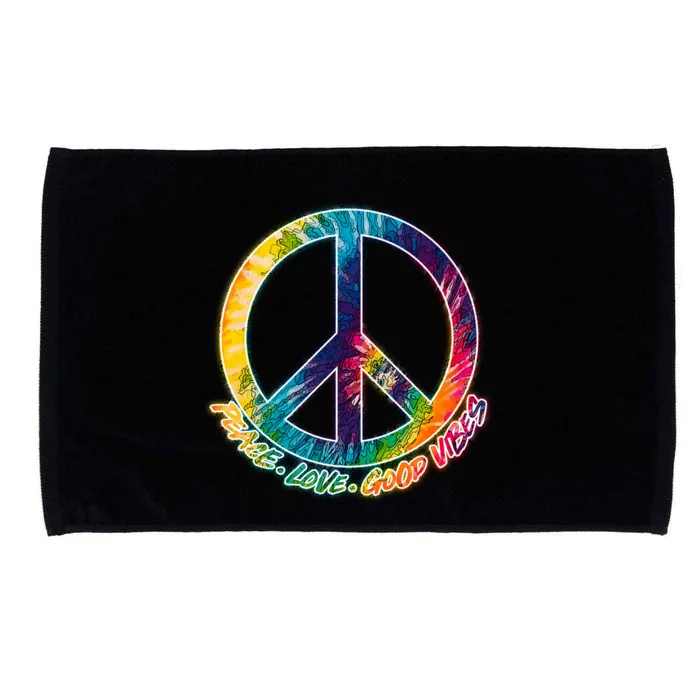 Peace Love Good Vibes Microfiber Hand Towel