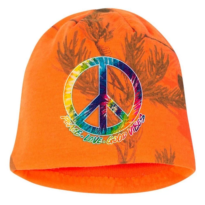 Peace Love Good Vibes Kati - Camo Knit Beanie