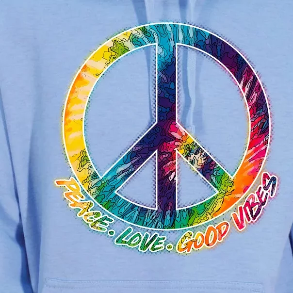 Peace Love Good Vibes Unisex Surf Hoodie