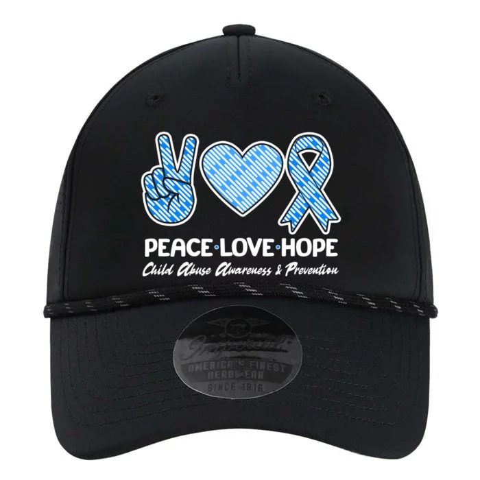 Peace Love Hope Child Abuse Awareness and Prevention Performance The Dyno Cap