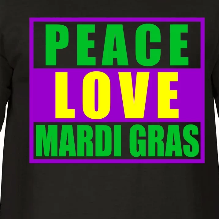 Peace Love Mardi Gras New Orleans Comfort Colors T-Shirt