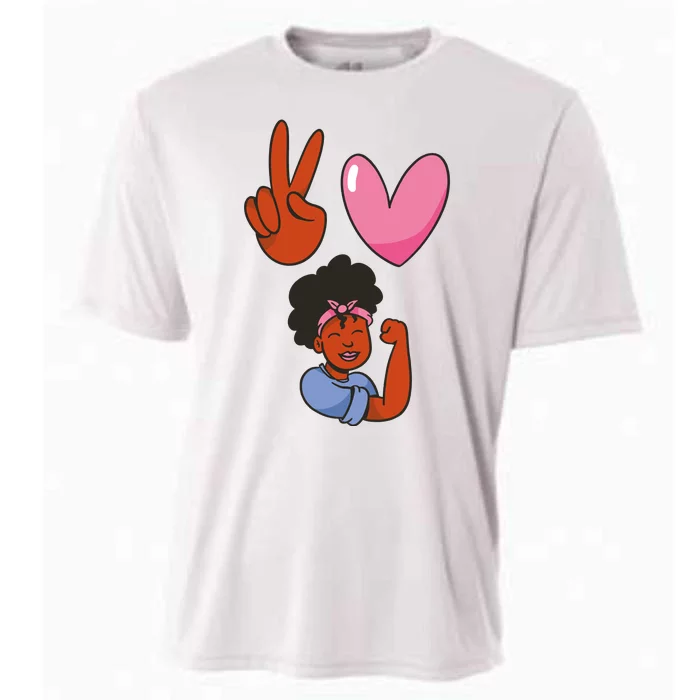 Peace Love Melanin Cooling Performance Crew T-Shirt