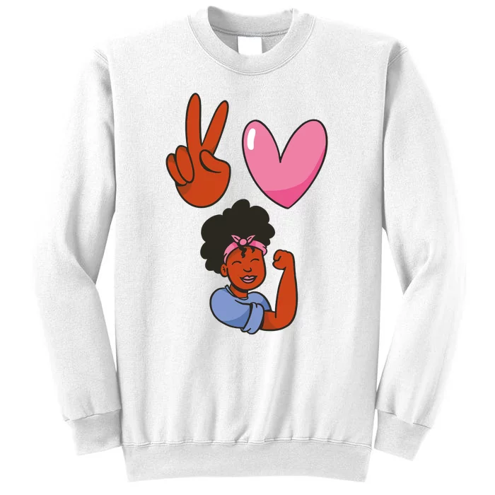 Peace Love Melanin Sweatshirt