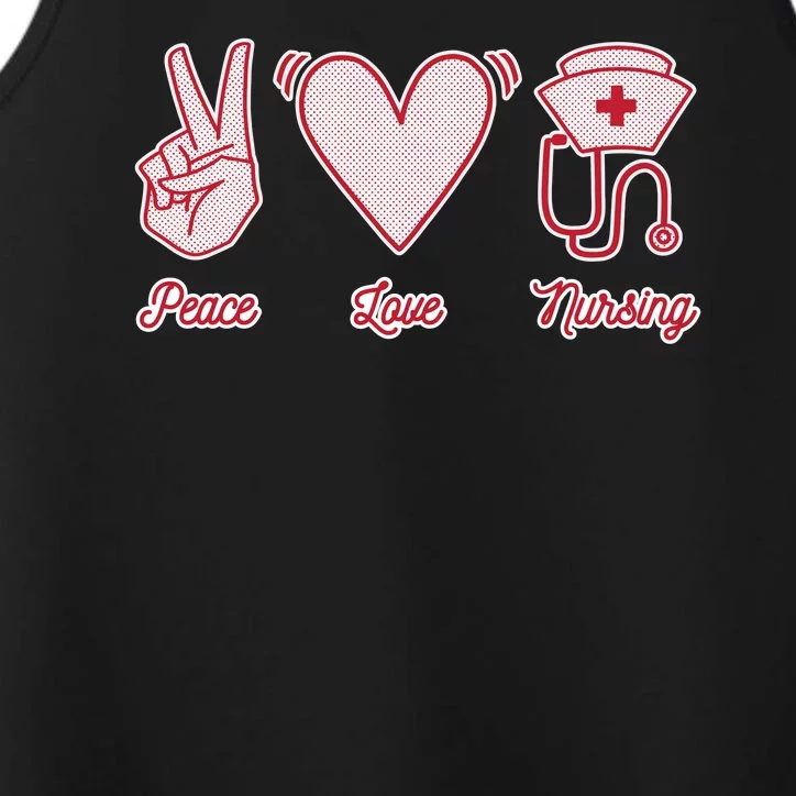 Peace Love Nursing Performance Tank