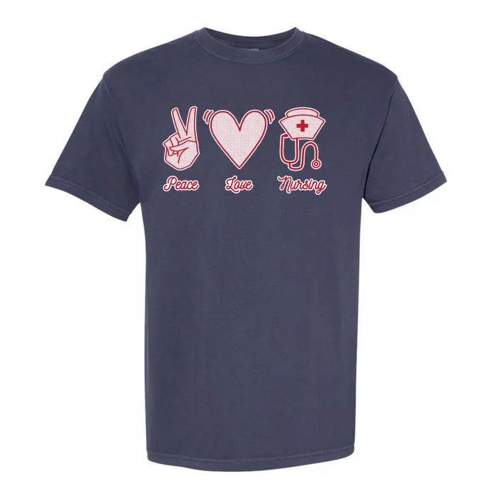 Peace Love Nursing Garment-Dyed Heavyweight T-Shirt