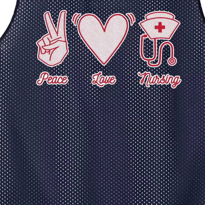 Peace Love Nursing Mesh Reversible Basketball Jersey Tank