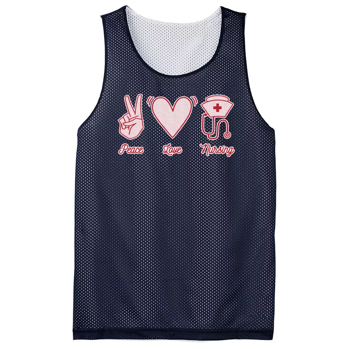 Peace Love Nursing Mesh Reversible Basketball Jersey Tank