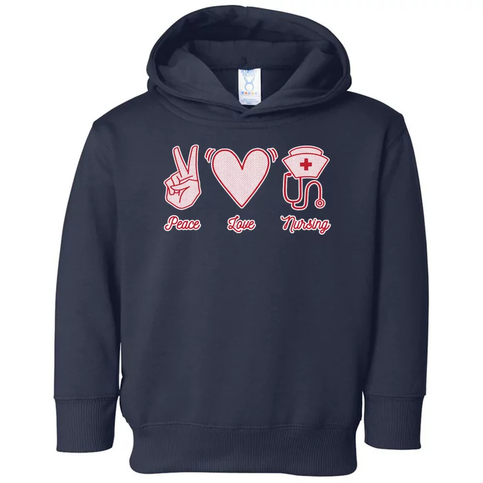 Peace Love Nursing Toddler Hoodie