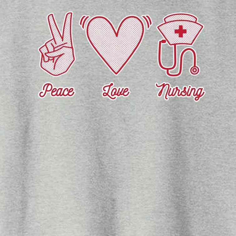 Peace Love Nursing Women's Crop Top Tee