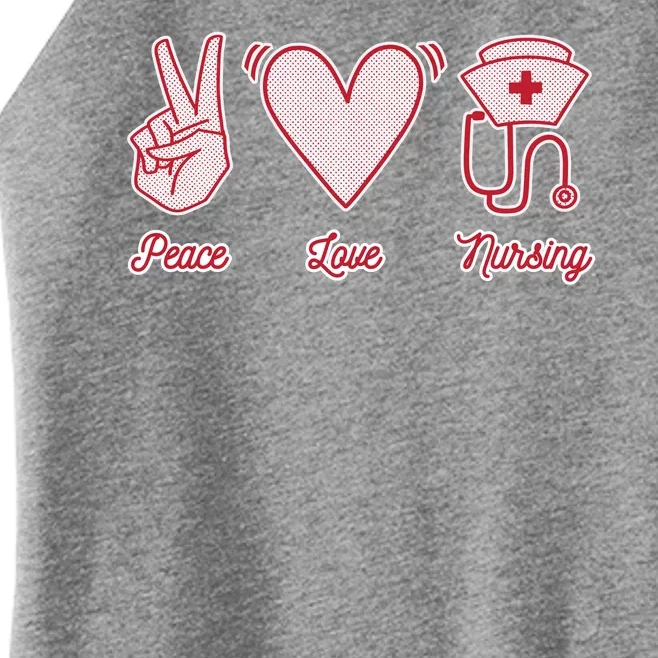 Peace Love Nursing Women’s Perfect Tri Rocker Tank