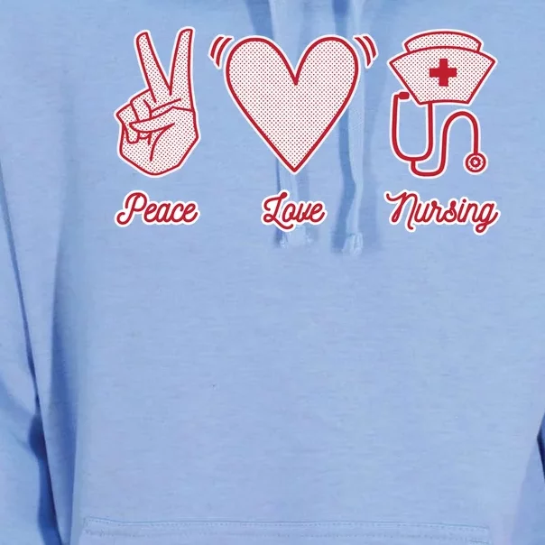 Peace Love Nursing Unisex Surf Hoodie