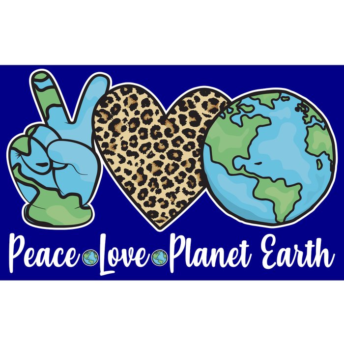 Peace Love Planet Earth Celebrate Earth Day Bumper Sticker