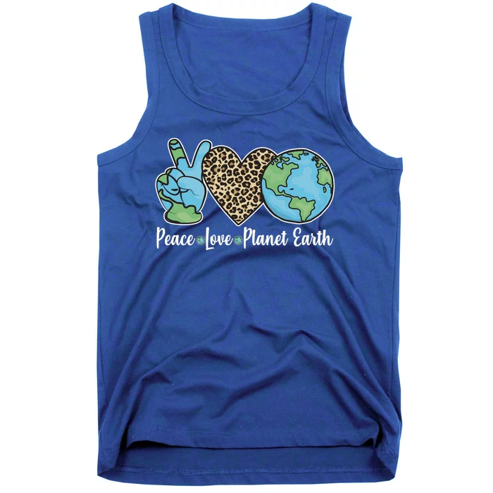 Peace Love Planet Earth Celebrate Earth Day Tank Top