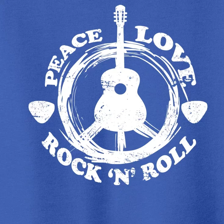 Peace Love Rock 'N' Roll Toddler T-Shirt