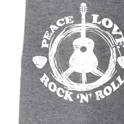 Peace Love Rock 'N' Roll Doggie 3-End Fleece Hoodie